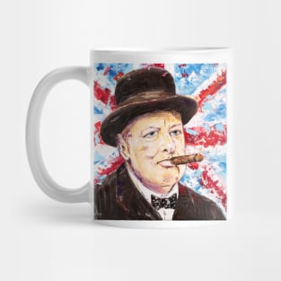 The Greatest Briton. Winston Churchill Mug